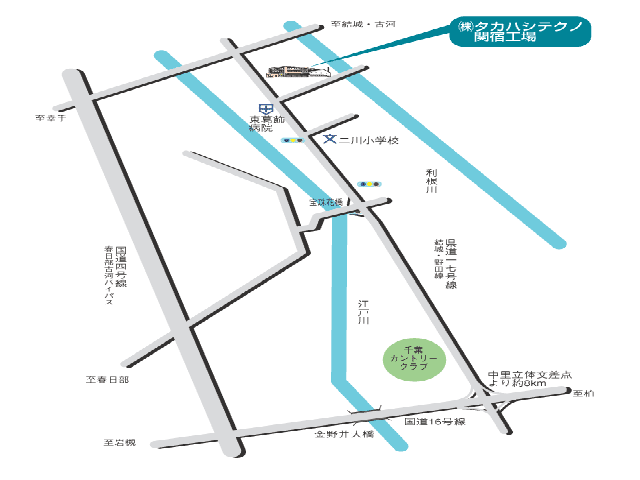 地図：関宿工場